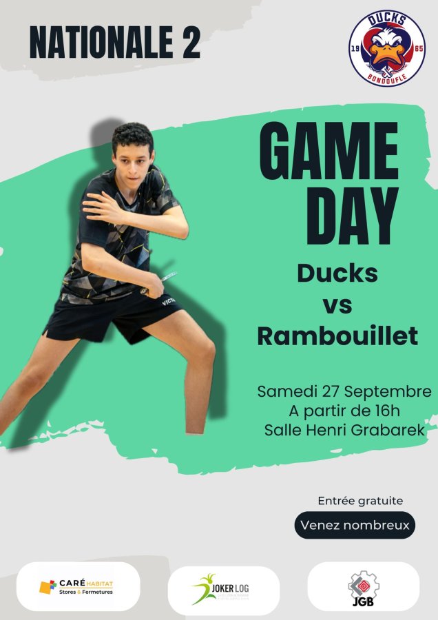 Nationale 2: Ducks vs Rambouillet